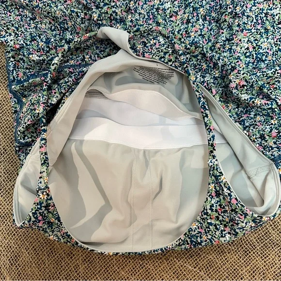 SAGE COLLECTIVE LG ATHLETIC PICKLEBALL TENNIS DRESS FLORAL ATTACHED SHORTS & BRA - Picture 11 of 11